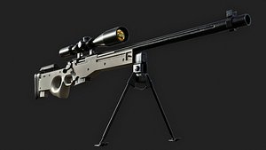 Sniper Riffle 3D model