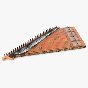 3D Kanun Turkish String Instrument