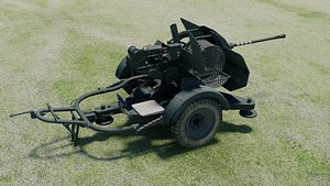 3D flak 38 guns german