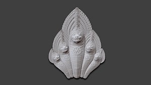 Asian Dragon Five Head 3D model