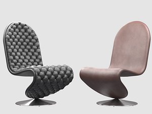 panton 1-2-3 lounge chair model