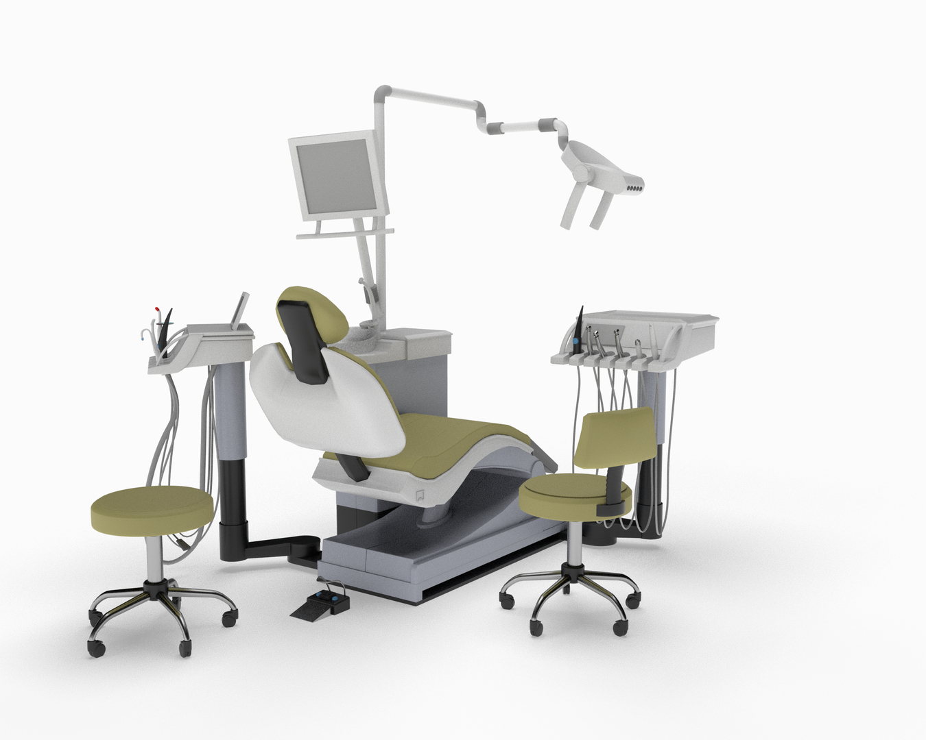Dental chair sirona model TurboSquid 1390151
