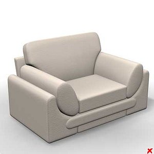 3d model armchair chair