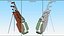 Golf Bag with Clubs