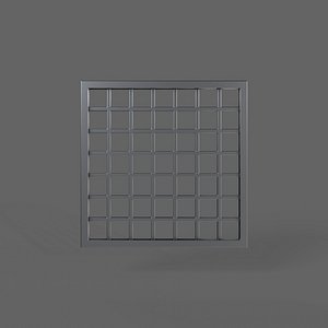 3D PBR Prison Window 2