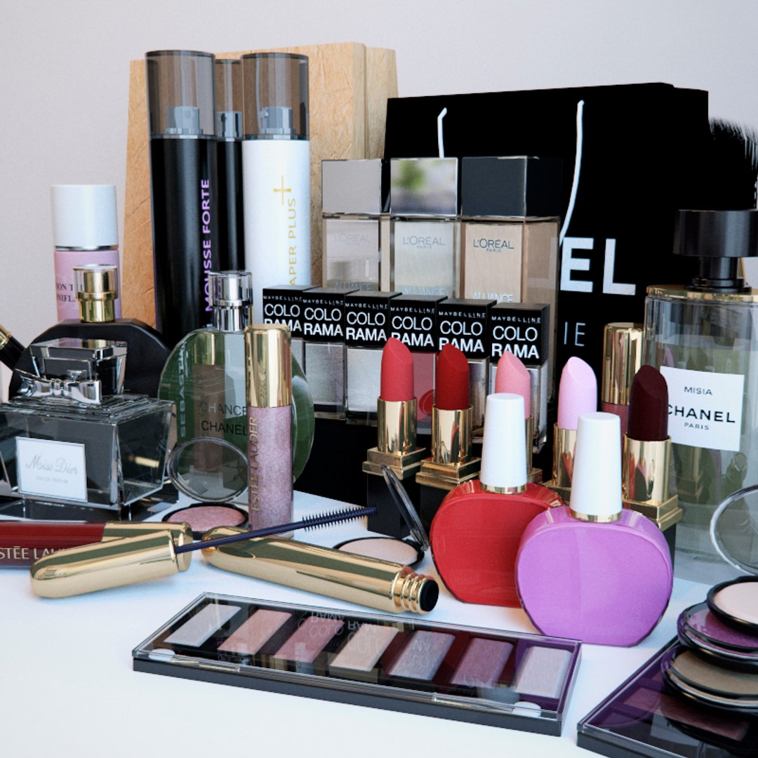 3d Cosmetics Set