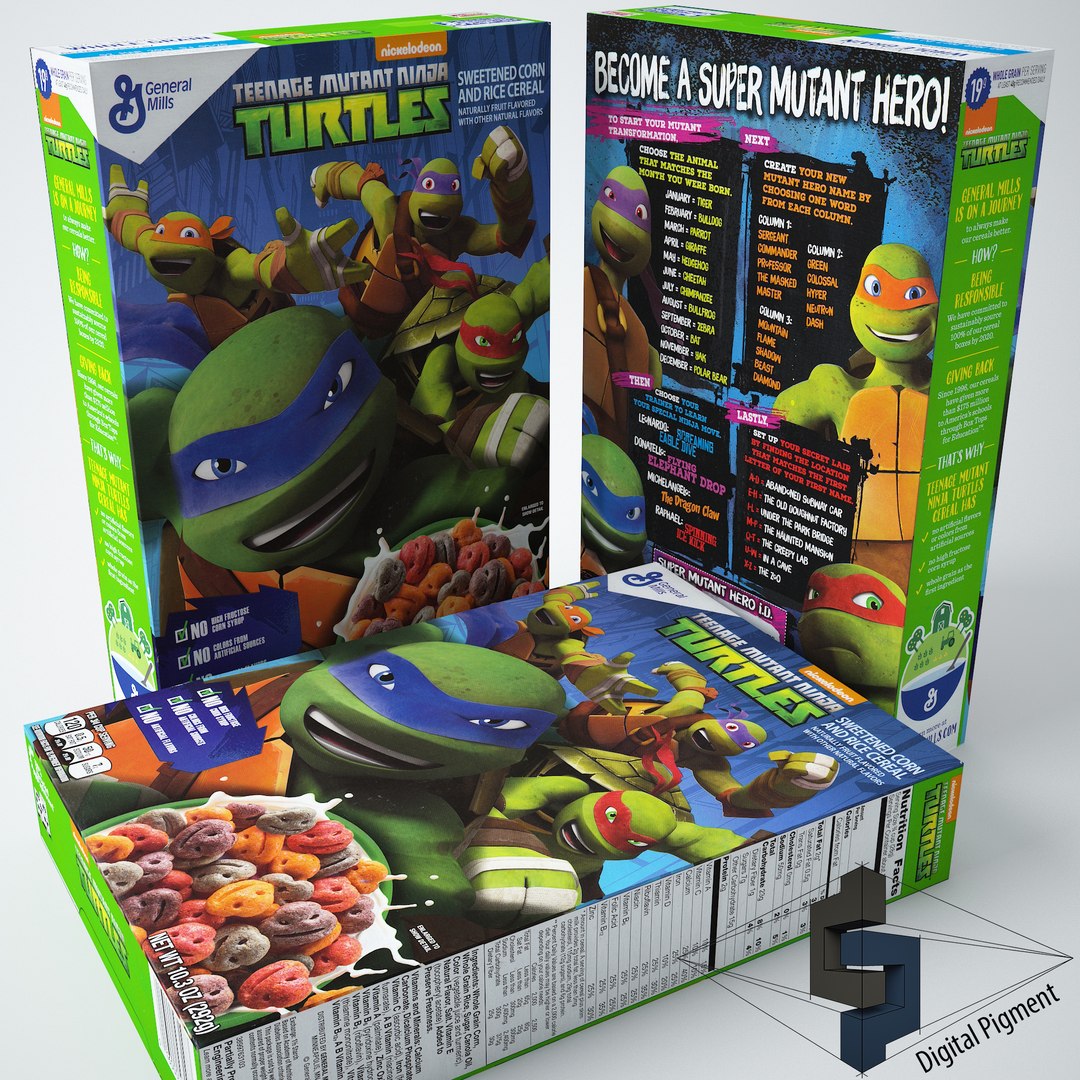 Betty Crocker Fruit Flavored Snacks, Teenage Mutant Ninja Turtles