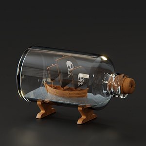 3D Bottle Ship