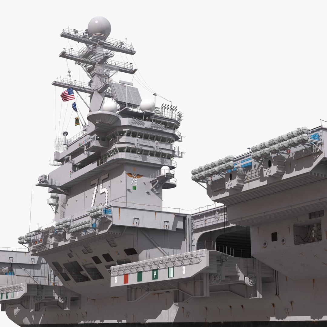USS Harry S Truman CVN-75 3D model preview
