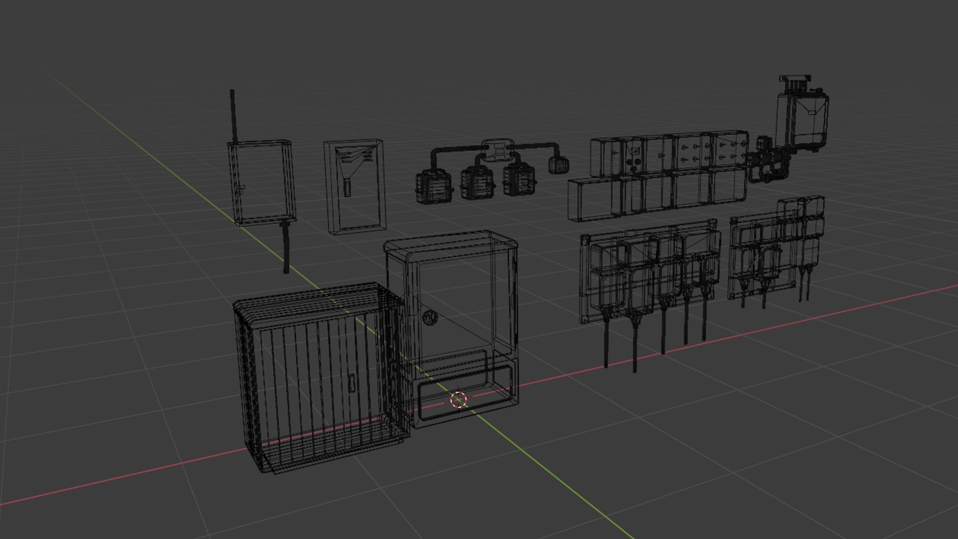 3D Fuse Box Asset Pack - TurboSquid 1789189