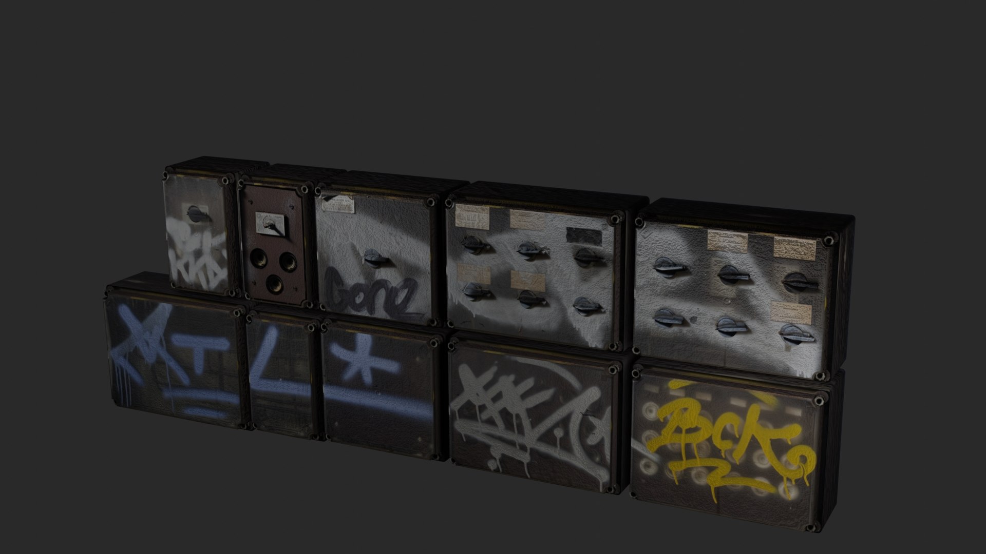 3D Fuse Box Asset Pack - TurboSquid 1789189