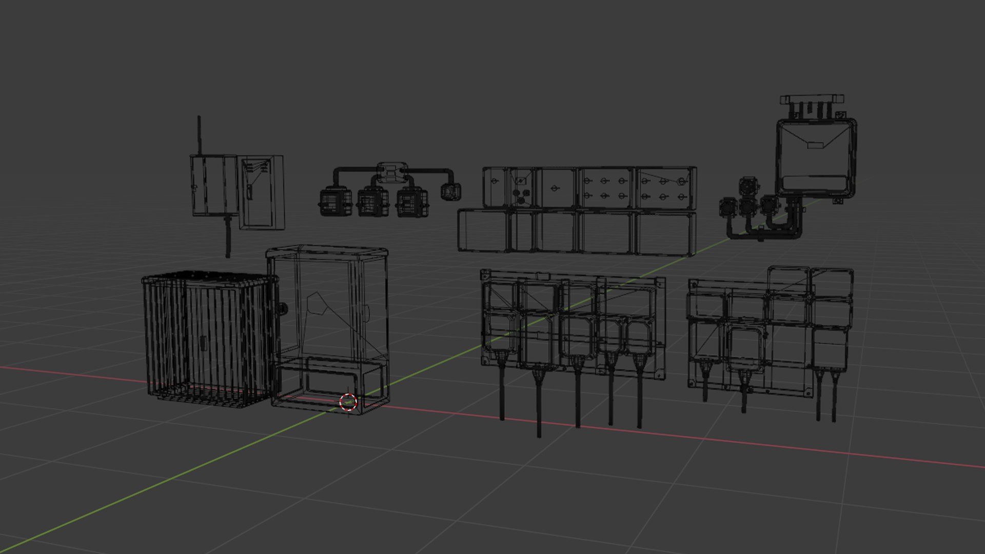 3D Fuse Box Asset Pack - TurboSquid 1789189