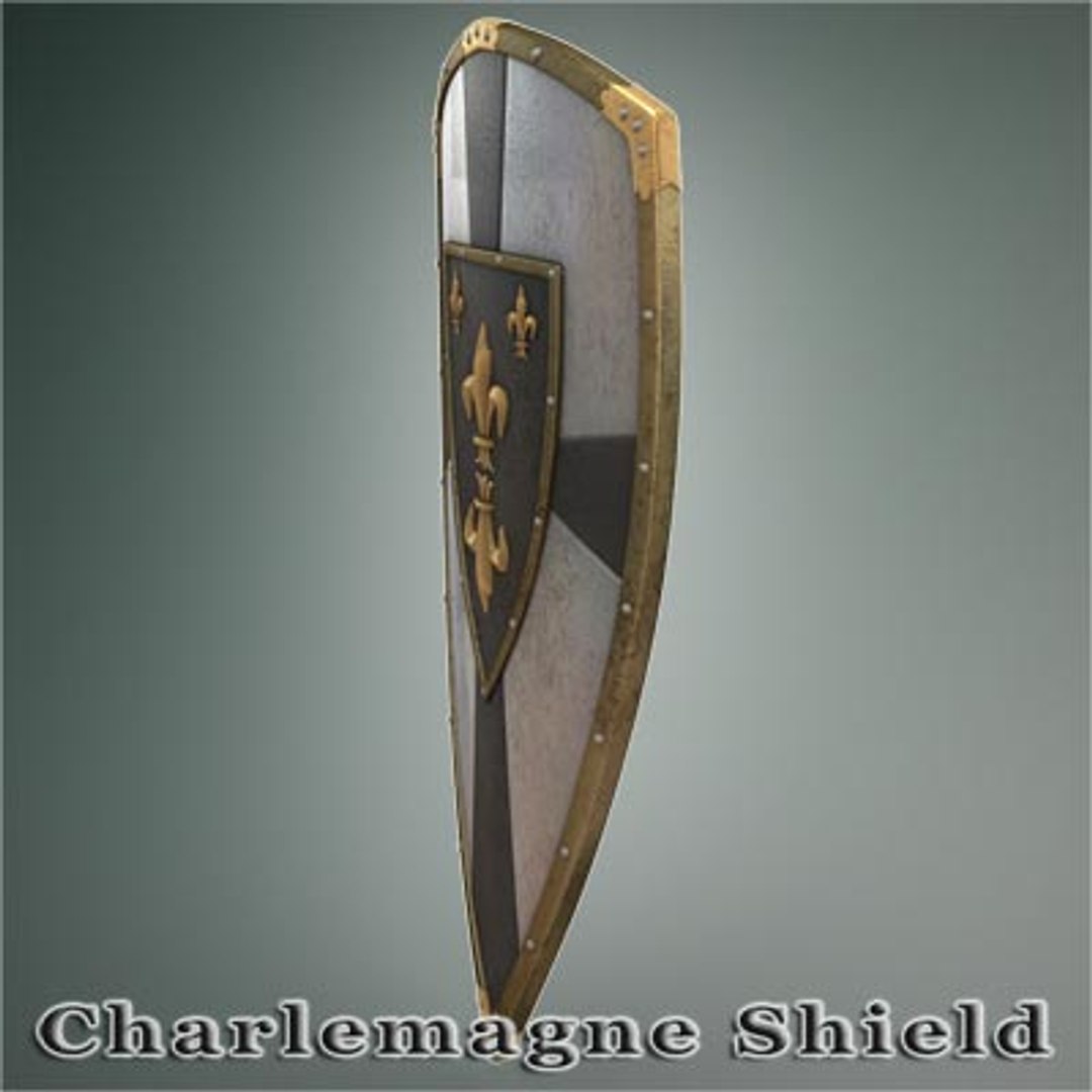3d charlemagne shield