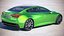 3D model generic electric sedan