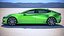 3D model generic electric sedan