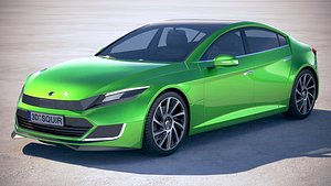 Generic Electric Sedan 2 2017