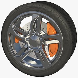 sport wheel rim 3d model