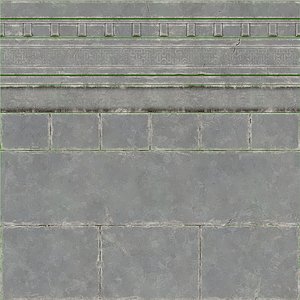Stone detail trim sheets Texture 3D model