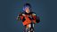 Sci-Fi Girl Low-poly