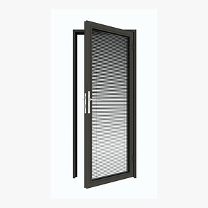 Office door made of aluminum and glass 4