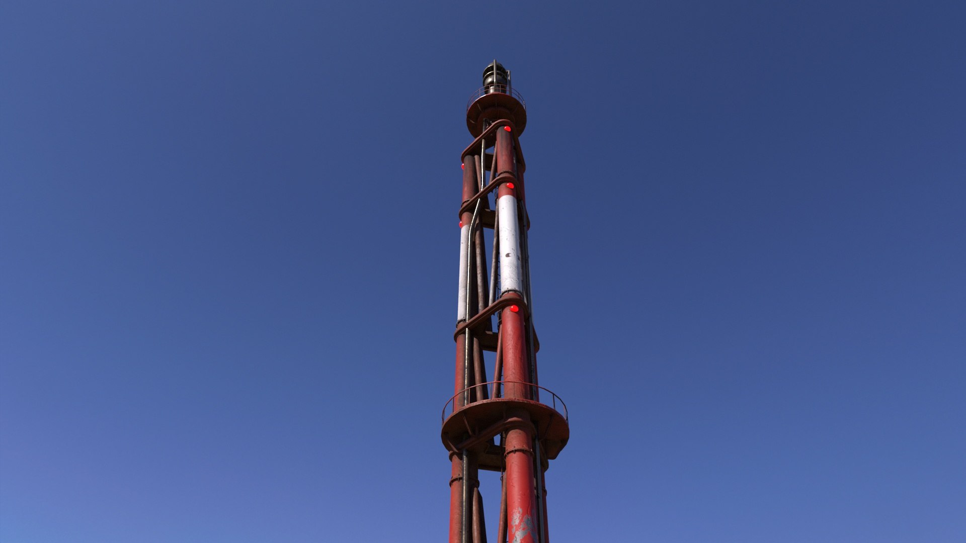 Industrial Flare Stack 3D - TurboSquid 2432651