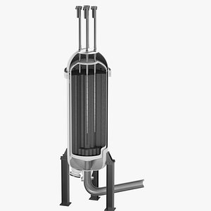 Micro Modular Reactor Sliced 3D model