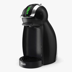 Dolce Gusto Capsule Coffee Machine Black Rigged
