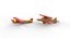 Avião de madeira modelo 3D