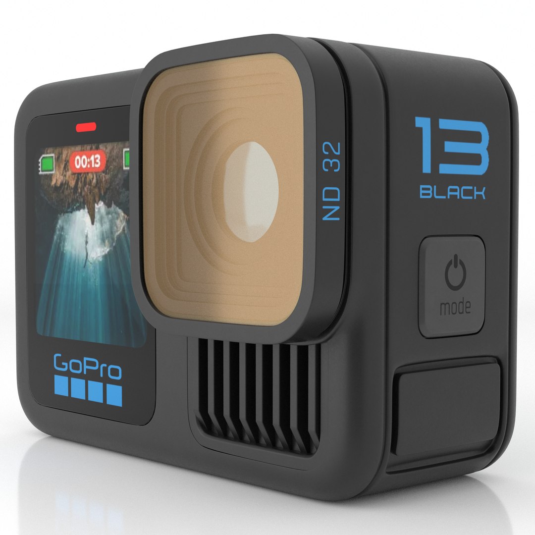 Action Camera GoPro HERO13 Black Creat 3D Modelor Edition 3D Model ...