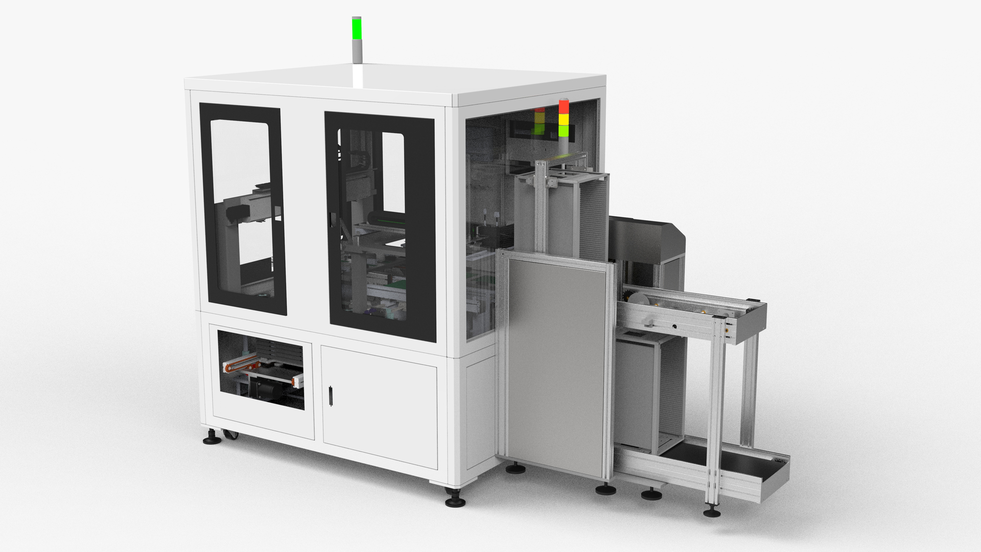 modelo 3d Línea de producción de placa PCB automática - TurboSquid 1822176