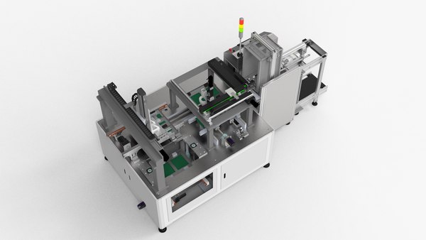 modelo 3d Línea de producción de placa PCB automática - TurboSquid 1822176
