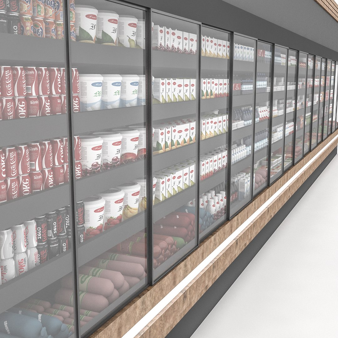 3D Market Breakfast Section - TurboSquid 1800853