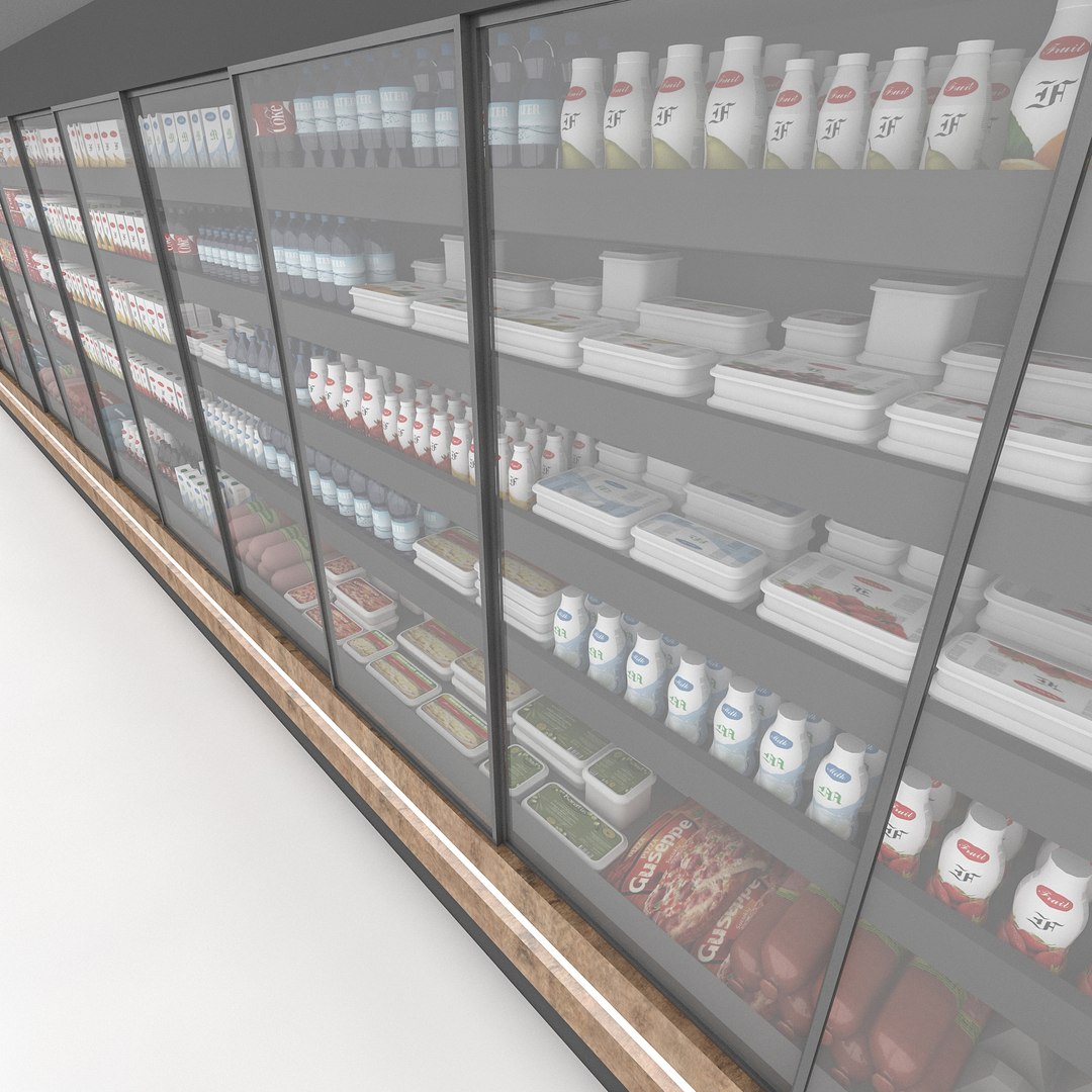 3D Market Breakfast Section - TurboSquid 1800853