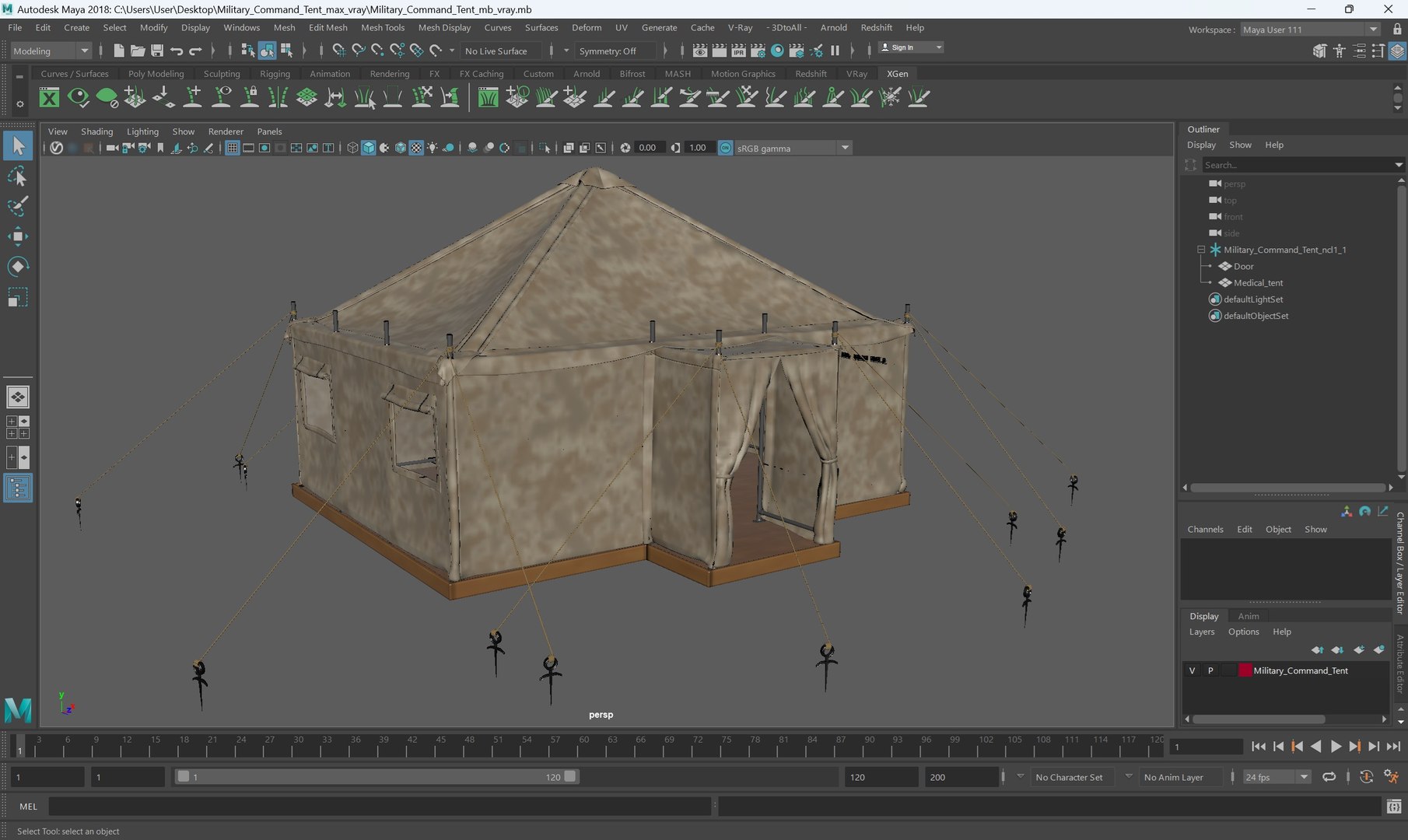 Military Command Tent 3D - TurboSquid 2402539