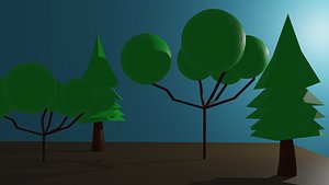 Low Poly Trees