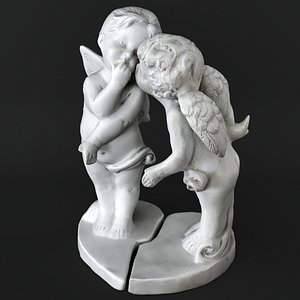 Sculpture Angels cupids model