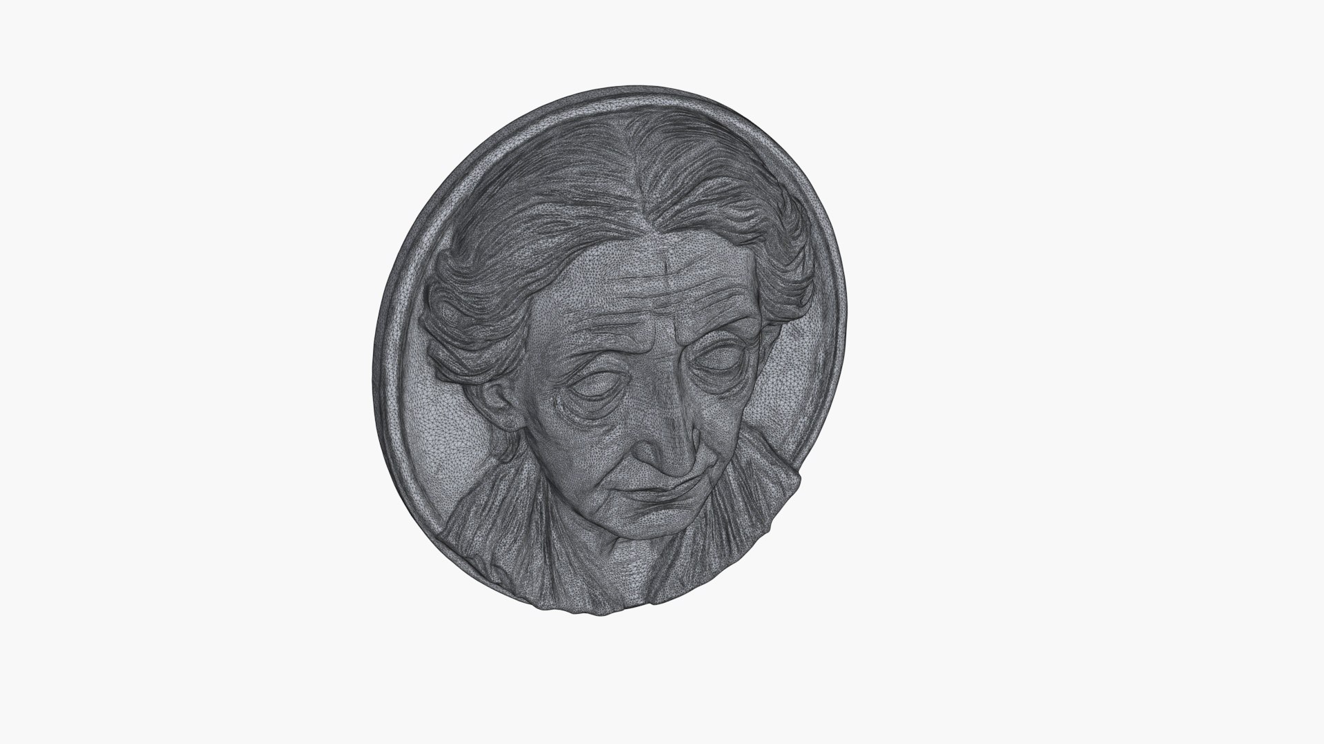 3D model Old Woman Face Relief 1 https://p.turbosquid.com/ts-thumb/NG/4JyPLk/XX/4_oldwomanfacerelief1_wire_02/jpg/1727699911/1920x1080/fit_q87/59c67e071e906656e9cf2593989661e5ef32d8a4/4_oldwomanfacerelief1_wire_02.jpg