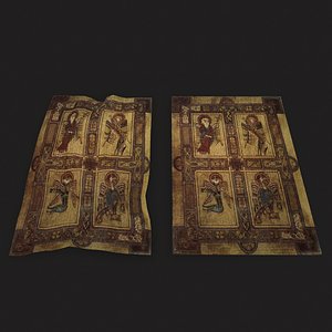 Book Of Kells Tapesty 3D model