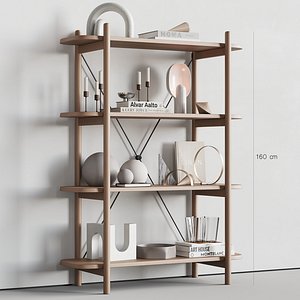 085 BROSA Dominic Narrow Bookshelf 00