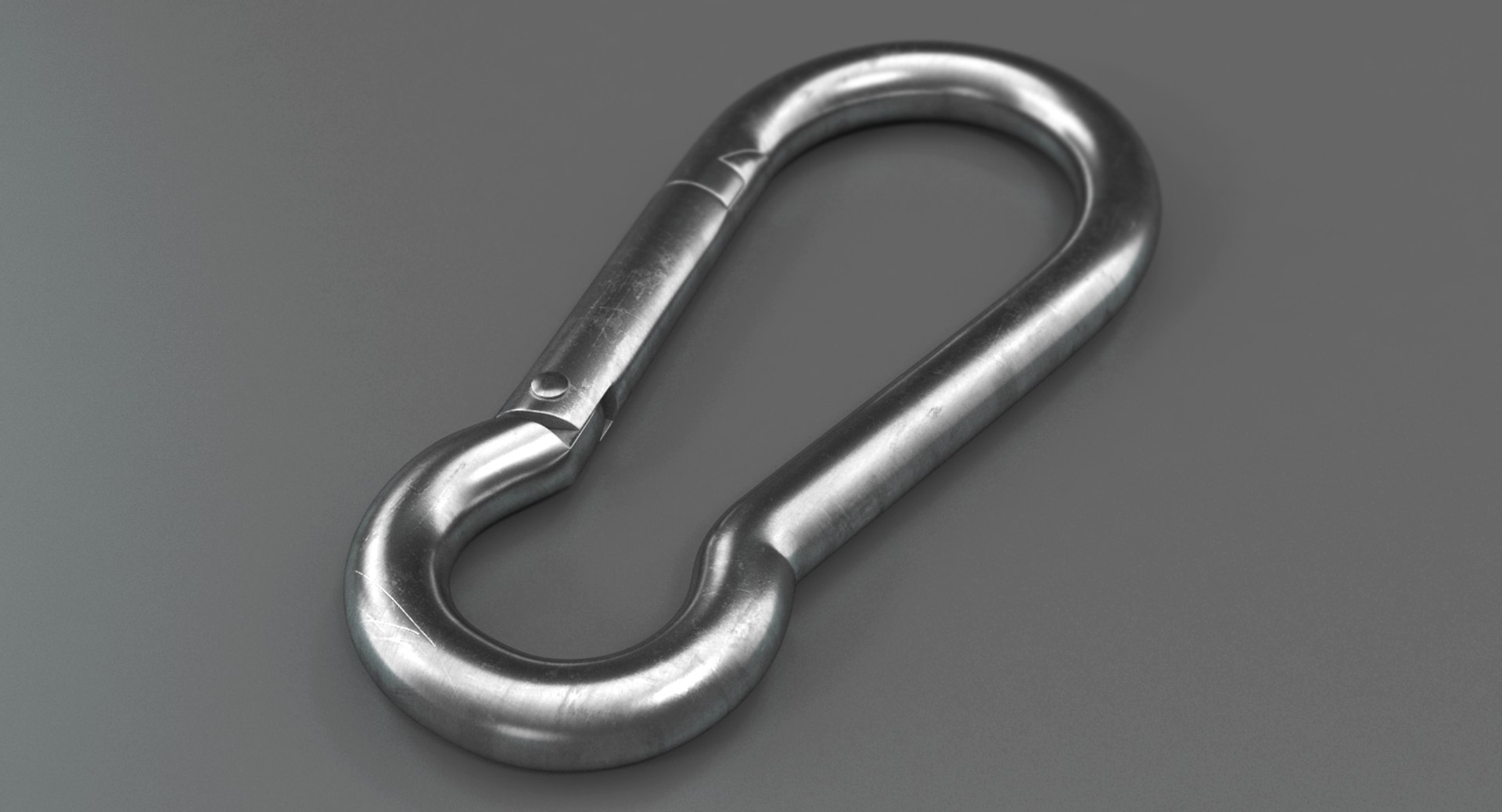 steel carabiner 3D model https://p.turbosquid.com/ts-thumb/NG/8l6vDw/SabpUhtP/carabiner_clip_context01/png/1558623839/1920x1080/fit_q87/930ca35e2f78433b2cb64ca96b86675f8eaff579/carabiner_clip_context01.jpg