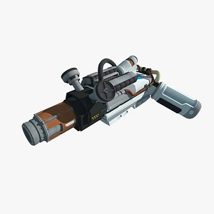 Science Fiction Weapon Frozen Gun 3D