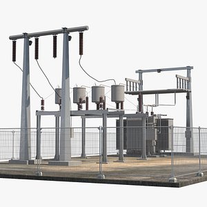 Electrical Substation model