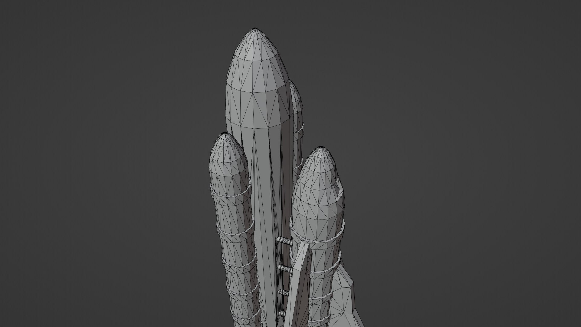 Low Poly Space Shuttle 3D Model - TurboSquid 2131480
