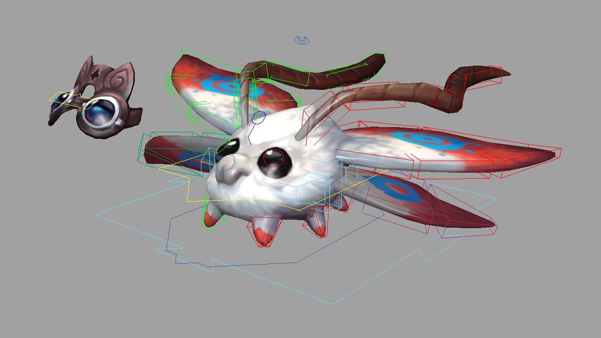 Abyss Moth Anim Rig 3D - TurboSquid 2218272