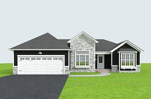 3D house home model