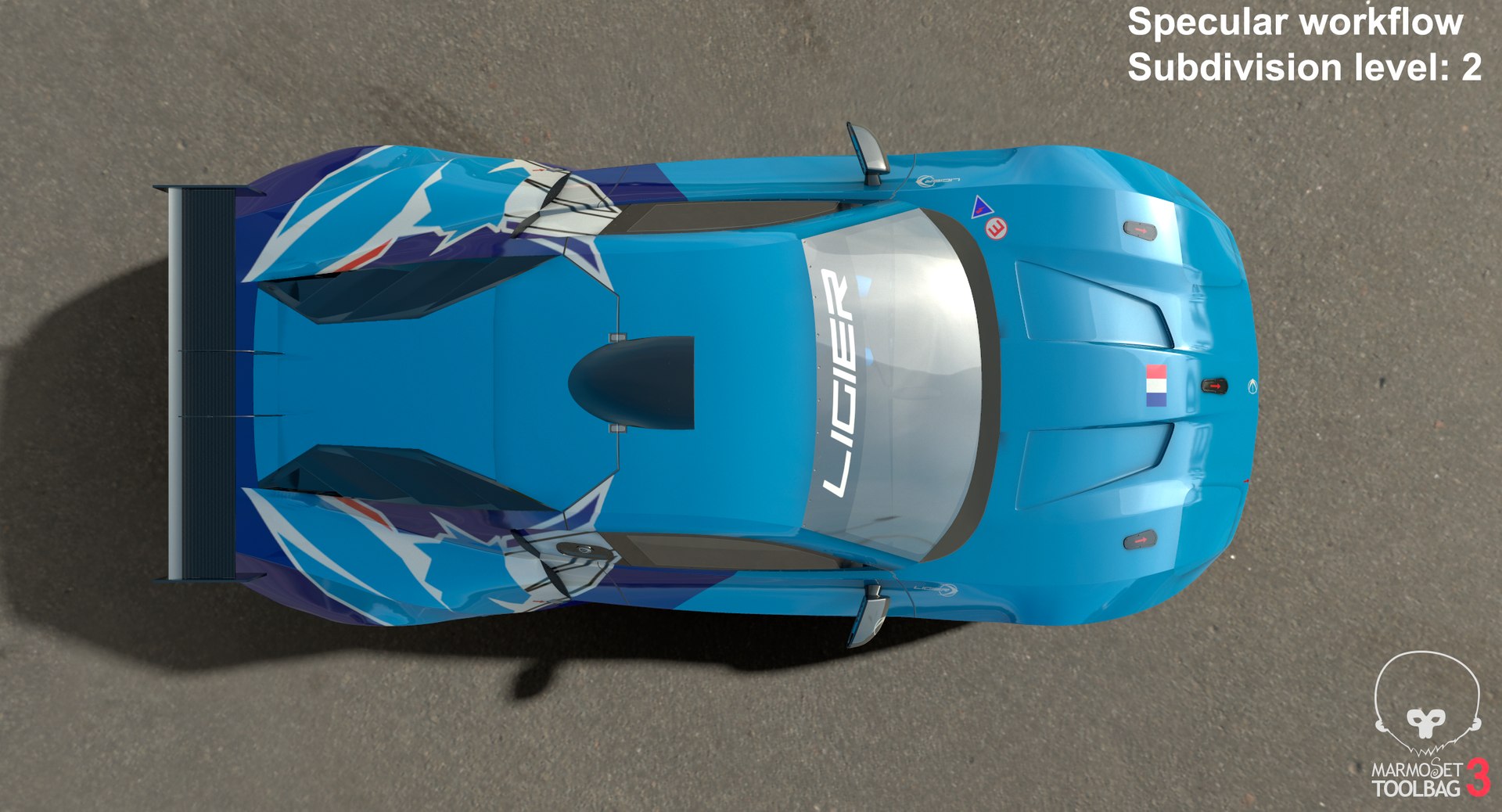 3D Ligier JS2 R Pegasus Racing Team Number 29 https://p.turbosquid.com/ts-thumb/NG/Frl3tj/HN/screenshot019/png/1653478659/1920x1080/fit_q87/e3127e2a4abe123d255f4719965a1e50e96b89f3/screenshot019.jpg