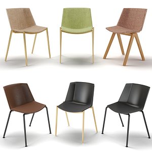 chairs soft aiku mdf 3D model