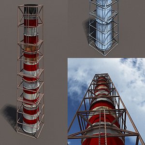3d chimney modelled