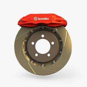 brake brembo gt 3d obj