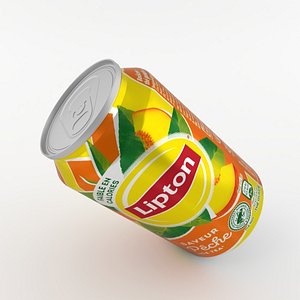 Lipton ice tea  can 330 ml can 3D model
